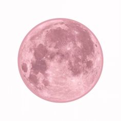 the full moon is shown in pink against a white background