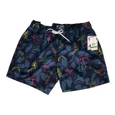 Trunks Mens Swim Shorts Size Large Beach Design Trunks Surf & Swim Co. Quick Dry Technology Comfortable Fit Easy Care Southern Proper, Mens Trunks, Mens Swim Shorts, Beach Design, J Crew Men, Printed Swim, Mens Swim Trunks, Calvin Klein Men, Stretch Shorts