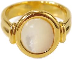 Luxury Oval Pearl Ring, Elegant Round Opal Ring For Formal Occasions, Elegant Round Opal Ring For Formal Events, Oval Pearl Rings For Formal Occasions, Elegant White Signet Ring For Formal Occasions, Gold Cabochon Moonstone Ring, Elegant Dome Ring With Cabochon For Wedding, Elegant Gold Moonstone Cabochon Ring, Elegant Gold Opal Cabochon Ring