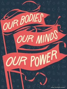 an instagram page with the words our bodies, our minds and our power on it