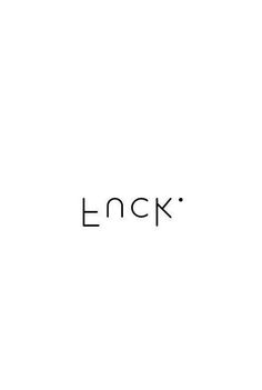 the word enck written in black ink on a white background