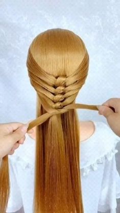 Easy And Beautiful Hairstyles, Cute Simple Hairstyles, Hair Upstyles, Long Hair Updo, Hair Brained, Hairstyle Look, Hair Videos Tutorials