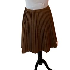 Nwt. Accordion Pleats In Back, Block Pleats In Front. Flexible Waist With 2 Buttons. 20”L 16 To 17”W Accordion Pleats, Wrap Skirt, Skirt, Women Shopping, Color