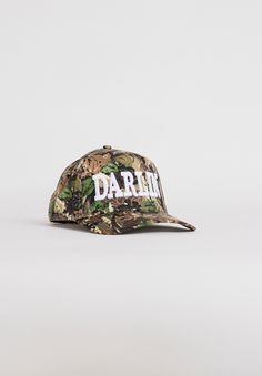 3D Embroidered "DARLIN'"  Mid profile snapback Adjustable velcro closure One size fits most Structured Firm Front Panel 65% Polyester 35%Cotton Camo Trucker Hat, Custom Trucker Hats, Trendy Hat, Camo Hats, Country Concert Outfit, White Caps, Style Icon, Concert Outfit, Things To Buy