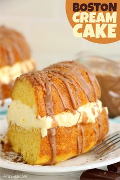 a close up of a bundt cake on a plate