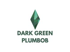 the logo for dark green plumbob