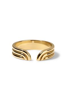 Klein Ring JEWELRYFINE JEWELRING CASEY PEREZ Aura Ring, Minimal Ring, Pretty Rings, Understated Elegance, Stacking Rings, Gold Style, Yellow Gold Rings, Yellow Color, Fashion Rings