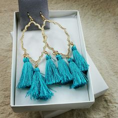 Only 2 Pairs Available. Price Is Firm, After Posh Take 20%, This Is My Cost. Gorgeous Silver Grey Tassel With Moroccan Style Gold Top Earrings. See Photos For Size With Ruler. I Have Teal Color Ones As Well. New With Tags. Gift Boxed As Shown I Gift Wrap Free, Just Ask ! Thanks For Looking ! Please Feel Free To Ask Any Questions, Anytime. Bundle & Save ! Blue Tasseled Jewelry As Gift, Blue Tassel Jewelry Gift, Blue Tasseled Jewelry For Gift, Blue Tassel Jewelry As Gift, Elegant Turquoise Tassel Earrings For Gifts, Elegant Blue Tassel Earrings As Gift, Elegant Blue Tassel Earrings For Gift, Blue Dangle Tassel Earrings For Gift, Blue Dangle Tassel Earrings As Gift