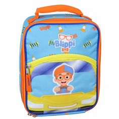 Unleash a world of fun and learning during mealtime with the Blippi Insulated Lunch Bag! Designed for young fans of the energetic and educational Blippi, this lunch box is the perfect companion for school, picnics, and on-the-go adventures. The lunch bag boasts a spacious main zipper compartment, insulated to keep food at the right temperature. Whether its a warm meal or a cool sandwich, this compartment is perfect for preserving the taste and freshness of your childs favorite foods. Made with h Drinks And Snacks, Meal Times, Lunch Box Set, Popular Characters, Joy Ride, Cold Food, Warm Food, Lunch Tote, Kids Lunchbox