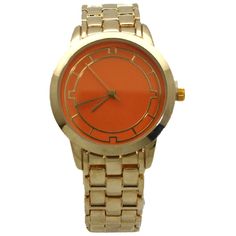 This Gold and Solid Color Face Watch from Olivia Pratt is super unique and vibrant, featuring a gold metal strap, colorful accented case, and classy numeral ticks. This watch is the perfect addition to your accessory collection. Olivia Pratt is always looking after new designs to improve your style! Using the best quality materials available in all of our products to ensure long durability in your every day wear. Please be aware, color vibrancy of the product might change from device to device. Metal Straps, Orange Gold, Michael Kors Watch, Gold Watch, Womens Watches, Gold Metal, Jewelry Watches, Shoe Jewelry, Michael Kors