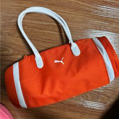 Questions? Leave A Comment Below! Item Is Brand New, Never Been Used Before! Great Condition And High Quality, Nice Pop Of Colour And Style! Puma Bag, Small Shoulder Bag, Orange White, Color Orange, Mini Bag, Color Pop, Bag Lady, Shoulder Bag, Brand New