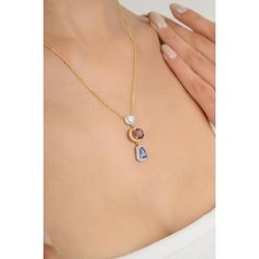 This stylish pendant necklace features a dazzling 18K gold setting, showcasing your choice of a vibrant pink or blue sapphire. The sapphire is accented by sparkling diamonds, adding a touch of brilliance. Whether you opt for the rich pink or deep blue hue, this elegant necklace is perfect for making a sophisticated statement. Sapphire stimulates concentration and reduces stress. This is a perfect Grandma Gift, Bridal Shower Gift, Mom Gift, Gift For Sister, Mother Daughter Gift, Bride To Be Gift, Bridesmaid Gift, Anniversary Gift, Friendsgiving Gift, Engagement Gift, Wedding Gift, Mother's Day Gift or any Holiday Gift for Mother, Sister, Daughter, Grandma, Fiancé, Girlfriend, Valentine, Family or Friend on your list.  PRODUCT DETAILS :-  Material - 18K Solid Yellow Gold Gemstone - Blue Sapp Luxury Sapphire Pendant Necklace, Sapphire Pendant Necklace With Brilliant Cut, Luxury Sapphire Diamond Pendant Necklace, Luxury Tanzanite Necklace With Brilliant Cut, Elegant Tanzanite Necklace As Gift, Elegant Tanzanite Necklace For Gift, Elegant Tanzanite Necklace Gift, Sapphire Necklaces With Diamond Accents Pendant, Fine Jewelry Sapphire Drop Necklace