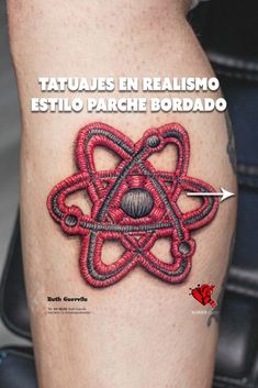 an image of a tattoo on the leg