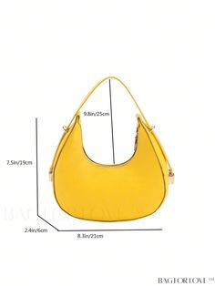 BagForLove - Neon Yellow Embossed Detail Hobo Bag - Sleek and Stylish Product Description Color Yellow Bag Size Small Type Hobo Bag Pattern Type Plain Closure Type Zipper Style Minimalist Coating 100% Polyurethane Composition 100% Polyurethane Material PU Leather Size Chart INCH CM Bag Length Bag Width Bag Height Handle Height 8.3 inch 2.4 inch 7.5 inch 9.8 inch Bag Length Bag Width Bag Height Handle Height 21 cm 6 cm 19 cm 25 cm Details Pictures Similar Products h2 { text-align: center; } /* æ¢è¡ */ li{ white-space: normal; word-break: break-all; word-wrap: break-word; } .red-box { width: 100%; display: flex; flex-direction: row; flex-wrap: wrap; justify-content: center; } .red-box > div { width: 190px; height: 250px; margin: 10px; } .red-box > div > a > img { width: 190px; height: 250p Tote Hobo Bag With Single Handle For Errands, Chic Yellow Hobo Bag With Large Capacity, Hobo Shoulder Bag With Single Handle For Errands, Satchel-shaped Hobo Bag With Single Handle For Errands, Trendy Single Handle Hobo Bag For Errands, Trendy Single Handle Hobo Bag, Single Handle Hobo Tote Bag For Errands, Yellow Crossbody Hobo Bag For Errands, Handheld Hobo Bag With Single Handle For Errands