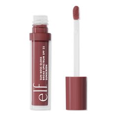 Sun Boss Gloss SPF 25 - SUN BOSS GLOSS SPF 25 THATS MY JAMBenefitsPigmented lip gloss delivers mineral SPF 25 protectionBuildable color with a high-shine finishInfused with vitamin E to help moisturize & condition lipsAddictive tropical coconut scent100% vegan & cruelty-free, e.l.f. is Leaping Bunny Certifiede.l.f. is proud to partner with Fair Trade USA & manufacture products in Fair Trade Certified facilities; look for the Fair Trade Certified seal on your e.l.f. productKey IngredientsZinc oxi Avengers Dr, Supernatural Dr, Coconut Scent, Lip Trends, Tinted Lip Gloss, E.l.f. Cosmetics, Pigmented Lips, Lip Exfoliator, Leaping Bunny