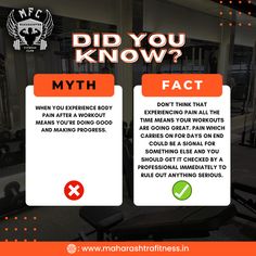 The fitness world is full of myths, but you can rise above them by staying informed and staying true to yourself.
.
📍Maharashtra Fitness Club.
📞MFC Grant Road - 9930923333
📞MFC Byculla - 7304889332
#myths #facts #mythbusters #fitnessmyths #fitnessmythbuster #fitnesstips #fitnessblog #fitness #fitnessmotivation #gym #workout #workoutplan #workouttips #gymsinmumbai #strength #mumbai #byculla #gymmemes #gymtips #fitnesstrainer Fitness Journey Quotes, Motivation Quotes Fitness, Beginner Fitness, Diet Soup, Myth Busters, Gym Tips