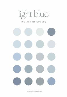 the cover for light blue instagram covers