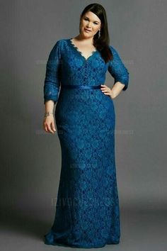 Plus Size Blue Mother Of The Bride/Groom Dresses Simple Lace Evening Gowns Wedding Guest Dress sold by Wedding store. Shop more products from Wedding store on Storenvy, the home of independent small businesses all over the world. Long African Dresses, Gowns Dresses Elegant, Dinner Dress Classy, Lace Dress Styles, Lace Evening Gowns, African Lace Dresses, Classy Dress Outfits, Dresses Cocktail, Dee Dee