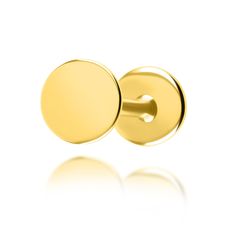 PRICES MAY VARY. 14K SOLID GOLD: This cartilage earrings stud is crafted entirely out of 14k real gold. To ensure long-lasting quality it is not gold plated, gold filled, steel or vermeil. These cartilage earring gold is stamped with "14k" for authenticity. COMFORTABLE & SECURE: This 14k gold stud earring comes with a flat back and with 18 gauge, fits comfortably in your piercing. This cartilage stud earring is super secure so you never lose them and designed to be completely poke-free making th Formal 14k Gold Cartilage Earrings, Classic Gold Nose Studs As Gift, Classic Gold Round Nose Studs, Classic Gold Round Piercings, Classic Yellow Gold Internally Threaded Nose Studs, Formal Yellow Gold Round Cartilage Earrings, Elegant Yellow Gold Piercings With Screw Back, Gold Internally Threaded Elegant Nose Studs, Gold 14k Round Piercings