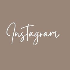 the word instagramn written in white on a brown background