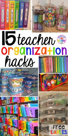 teacher organization hacks for the classroom