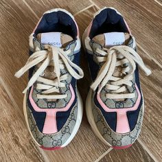 Preowned. Used Condition Size Run Small,23 Cm.L.No Box,Dust Bag Or Card. Pls,Review Proper And Ask Questions. No Returns. Gucci Designer Pink Sneakers, Gucci Casual Pink Sneakers, Designer Pink Gucci Sneakers, Pink Designer Gucci Sneakers, Casual Pink Gucci Sneakers, Gucci Pink Sneakers With Round Toe, Gucci Low-top Pink Sneakers, Gucci Pink Low-top Sneakers, Sporty Pink Gucci Sneakers