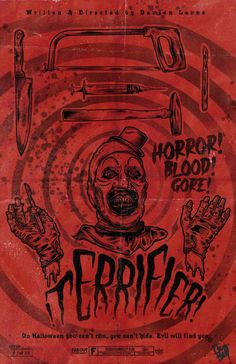 Terrifier Poster, Terrifier 2, Ice Nine Kills, Character Posters, Art The Clown, Ice Nine, Christmas Feast, Christmas Artwork, The Horrors