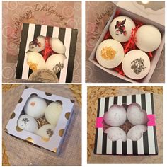 Bath Bomb Gift Set  Set of Four 4oz Bath Bombs  Choose Your Beauty Soap, Scents, Gift Set, Packaging, Bath, Handmade Gifts, Unique Jewelry, Clothes