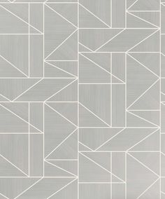 a gray and white wallpaper with an abstract design