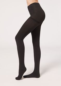 Thermal Super Opaque Tights - Opaque tights - Calzedonia Thermal Tights, Smart Gift, Opaque Tights, Costume Intero, Performance Leggings, Womens Tights, Sock Shop, Komplette Outfits, Black Tights