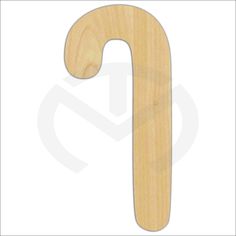 a wooden letter made out of wood with the letter j on it's side