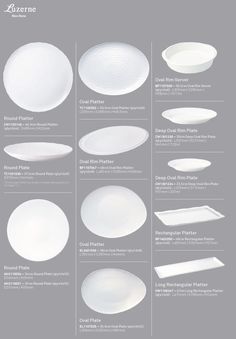 an image of white plates with names on them and instructions to make them look like they are made out of paper