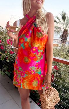 Jasmine Tie Mini Dress ~ Miss Malibu – Show Me Your Mumu Wine Mixers, Dress Miss, Jasmine Dress, Show Me Your Mumu, Model Fits, Show Me Your, Show Me, Palm Springs, Springs