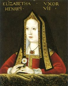 an old painting of a woman in red and gold with a white rose on her left hand