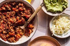 the meal is prepared and ready to be eaten on the table with other food items