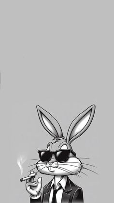 #wallpaper #cartoon Looney Tunes Wallpaper, Whatsapp Wallpapers Hd, Bunny Tattoos, Crazy Wallpaper, Bunny Wallpaper, Graffiti Wallpaper, Cartoon Tattoos, Cool Wallpapers Cartoon