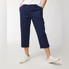 Great Addition To Ur Fall Wardrobe Questions, Comment Below Navy Wide Leg Cotton Pants, Blue Capri Length Jeans With Pockets, Casual Navy Straight Leg Cargo Pants, Navy Cotton Chinos Straight Pants, Casual Navy Bottoms For Spring, Navy Cotton Straight Chinos, Blue Relaxed Fit Cropped Bottoms, Relaxed Fit Cropped Leg Casual Chinos, Navy Relaxed Fit Cotton Pants