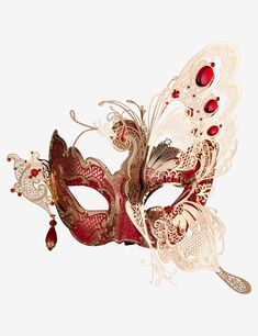 Igea venetian mask in papier mache. Handcrafted according to the original Venice carnival tradition. Manifactured in Venice by the famous venetian masters. Each item is provided with certificate of authenticity. Luxury Artistic Red Masks And Prosthetics, Artistic Masks For Carnival And Formal Occasions, Fantasy Theater Masks For Carnival, Artistic Formal Masks For Carnival, Artistic Red Masquerade Mask, Festival Theater Masquerade Eye Mask, Festival Theater Eye Mask Masquerade, Masquerade Eye Mask For Theater And Festivals, Elegant Red Masquerade Mask For Theater