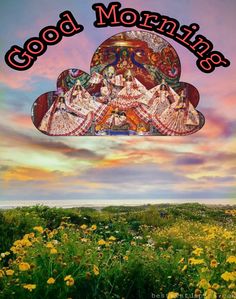 the cover for good morning, with an image of two people on top of a cloud