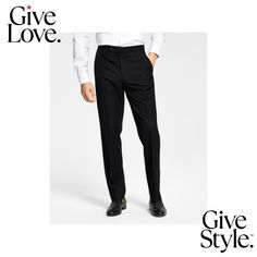 in stock Classic Black Slim Fit Pants, Classic Black Slim Fit Bottoms, Tuxedo Pants, Black Tuxedo, Mens Pants, Pick Up, In Store, Buy Online, Free Shipping