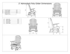 plans for the adirondack glider chair