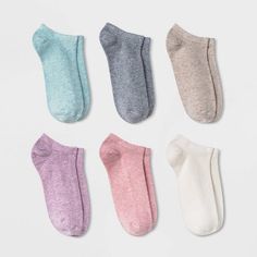 Read reviews and buy Women's 6pk Low Cut Socks - A New Day™ 4-10 at Target. Choose from contactless Same Day Delivery, Drive Up and more. Pastel Socks, Low Cut Socks, Comfy Socks, Black Socks, Cute Socks, Casual Socks, Comfy Fits, A New Day, Mix Match