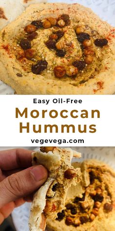 Easy Oil-Free Moroccan Spiced Hummus Oil Free Hummus Recipe, Vegan Hummus Recipe, Creamy Hummus Recipe, Gluten Free Hummus, Best Hummus Recipe, Healthy Hummus, Easy Hummus Recipe, Creamy Hummus, Healthy Oil