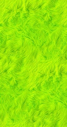 a bright green background that looks like fur