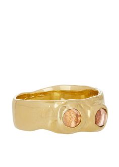 Felt Ring - Peach & Pink – Mondo Mondo Modern Gold Multi-stone Jewelry, Gold Rings With Stones Fine Jewelry, Modern Gold Rings With Stones, Gold Topaz Multi-stone Ring, Modern Round Rings With Stones, Modern Gold Multi-stone Sapphire Ring, Modern Gold Ring With Topaz, Modern Gold Sapphire Ring With Multi-stone, Modern Jewelry With Stone Setting