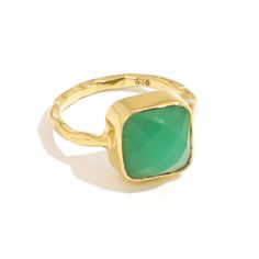 Gold Chrysoprase Ring for Women, 925 Sterling Silver, 14k Gold Filled, Natural Chrysoprase Gold Ring, Birthday Gift Jewelry Metal : 92.5 Pure Sterling Silver Plating : 18K 1 Micron Gold Plated, Rose Gold Plated, Rhodium Plated ✿ PRODUCT DETAILS Silver Weight : 3.54 gm Stone : Chrysoprase Size : 9x9 mm NOTE: All our Rose Gold and Yellow Gold Jewelry is 1 Micron Plated. Therefore we recommend that better care to be taken. It should not be exposed to water and moisture regularly and should be kept Green Opal Ring For May Birthstone Gift, Green Chalcedony Gemstone Rings, Chrysoprase Fine Jewelry Rings For Anniversary, Fine Jewelry Chrysoprase Rings For Anniversary, Fine Chrysoprase Rings For Anniversary, Green Chrysoprase Emerald Ring For A Gift, Chrysoprase Gemstone Ring For May Birthstone, Green Onyx Gemstone Rings As Gift, Green Onyx Rings For Gifts