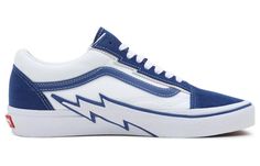 Vans Old Skool 2-tone Bolt VN0009Q5NWD (SNKR/Skate/Casual/Unisex/Low Top/Non-Slip/Wear-resistant) Vans Vintage, Sports Footwear, Shoe Collection, Low Top