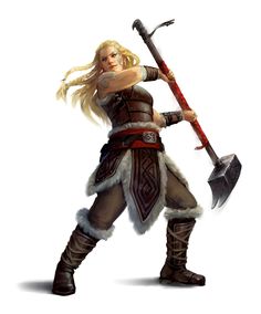 Pathfinder Character, Nordland, Female Human