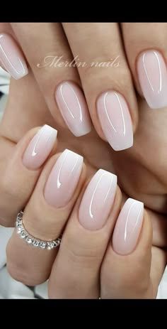 Sqoavle Nails, Tall Nails, Acrylic Nail Ideas, Elegant Manicure, Acrylic Nail Shapes, Ombre Acrylic Nails, Simple Gel Nails, Basic Nails, Simple Acrylic Nails