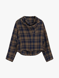 #sponsored Spring Tops, Check Shirt, Massimo Dutti, Dark Blue, Shirt Blouses, Plaid